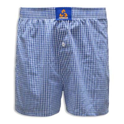 Blue Woven Label Design|Men Boxer Short