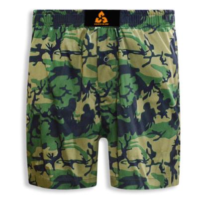 Men's Boxer Shorts in Green Camouflage