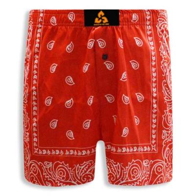 Red Patterned Repeating Print Design