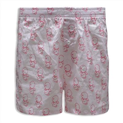 Full-Print Doll Pattern Printed Waistband Polyester-Spandex Men Boxer Shorts