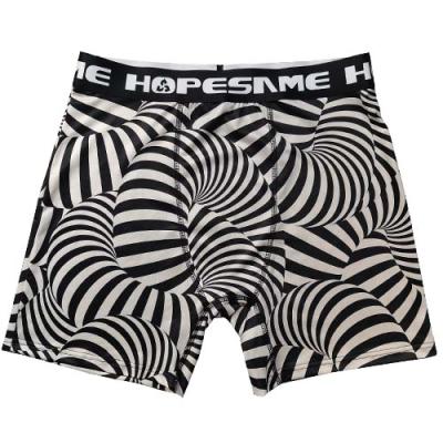 Black And White Lines Design|Men Boxer