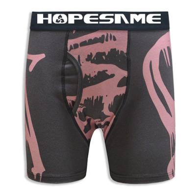 Pink and Black Striped Print|Men Boxer