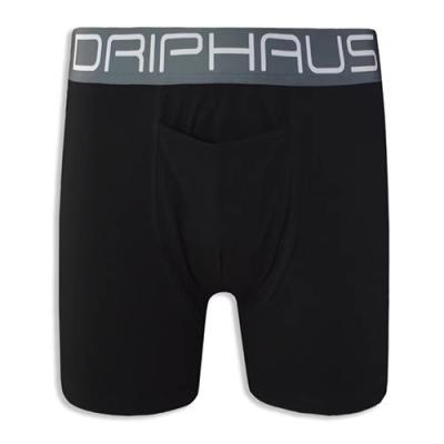 Black Solid-color High-waist Design