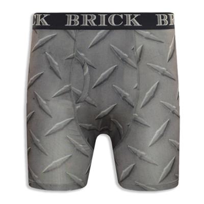 Men's Underwear with Dark Diamond Pattern Print