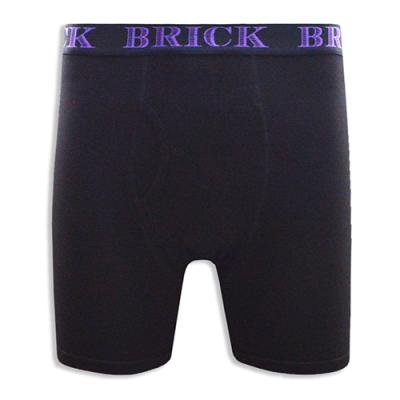 Cotton-Spandex Blended Underwear Solid Color Series - Black