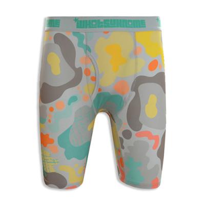 Men's Boxer Briefs with Colorful Watercolor Pattern Print