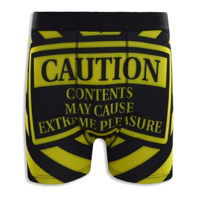Yellow-black Warning Colors with Letter Prints