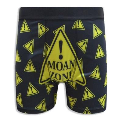 Men's Underwear with Dark Diamond Pattern Print 