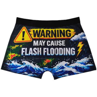 Print Pattern Combining Weather Symbols with Marine Elements