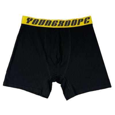Black Classic Design with a Yellow Knitted Waistband