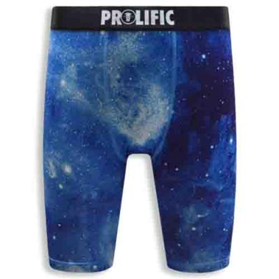 Men's Underwear with Blue Galaxy Design Print