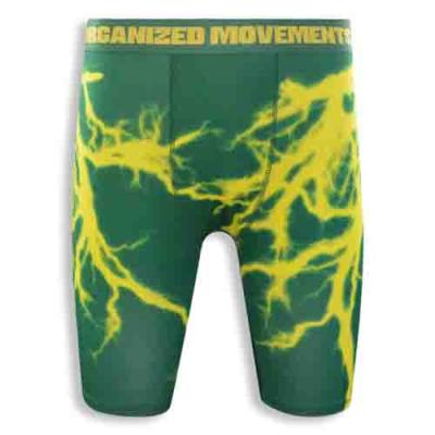 Men's Underwear with Yellow-Green Lightning Print