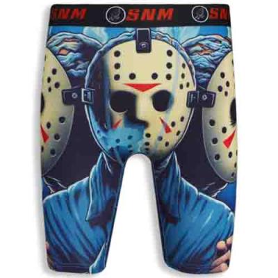 Horror Character Printed Polyester-Spandex Underwear