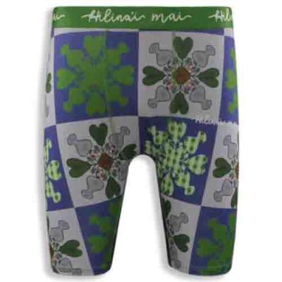 Custom Pattern Men's Underwear with Multi-Leaf Combination Print