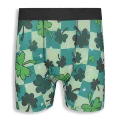 Custom Polyester Men's Underwear with an All-over Print Design of the Trefoil logo in a Random Pattern