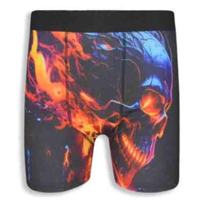 Horror Print, Custom Skull Print Men's Underwear