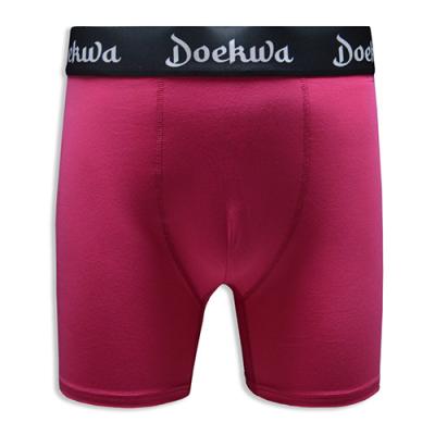 Magenta Men's Cotton-Spandex Long-Leg Underwear Design
