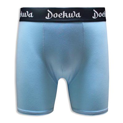 Sky Blue Cotton-Spandex High-Quality Men's Boxer Briefs Custom