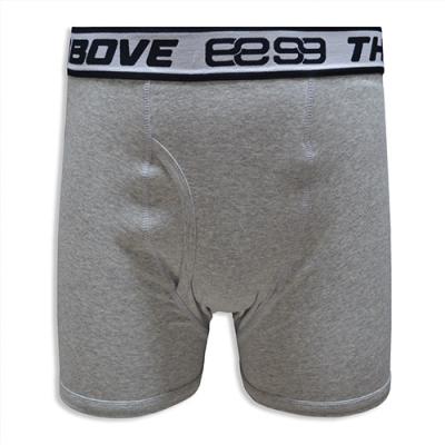 Men's Hot-selling Gray Short-leg Briefs with A Front Pouch Opening