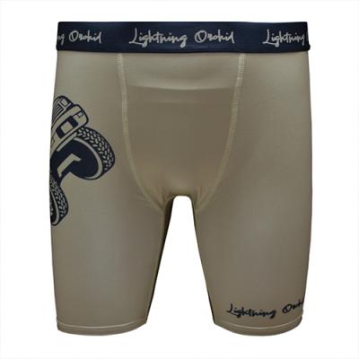 Men's Underwear with Front Pouch, Polyester/Spandex Printed